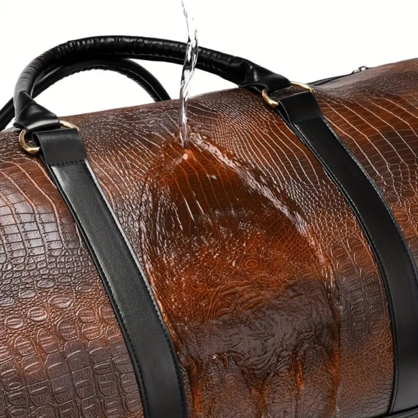 Crocodile leather Travel bag - Image 3